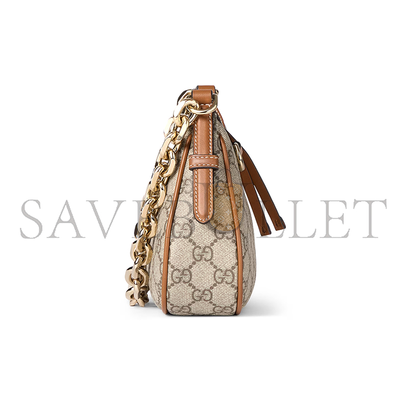 GUCCI GG EMBLEM SMALL SHOULDER BAG 847447 (24*16.5*5.5cm)